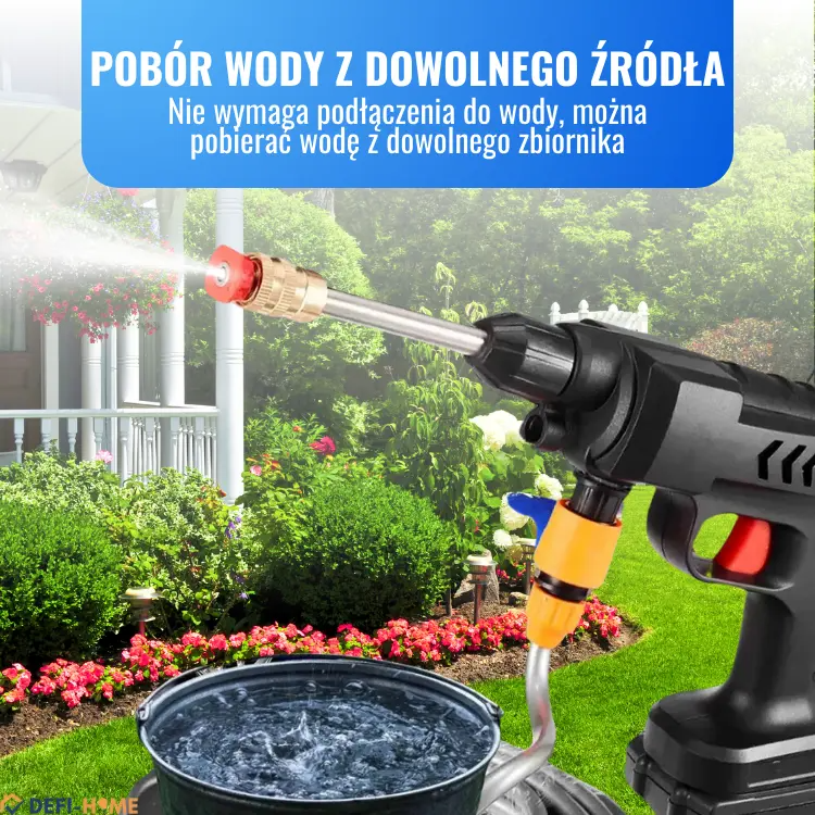 Hydrospray™ - Przenośna myjka wysokociśnieniowa 2 w 1!